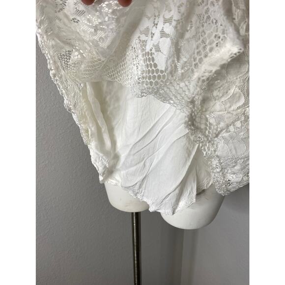 Free People Be Your Baby White Lace Babydoll Dress - Picture 7 of 13